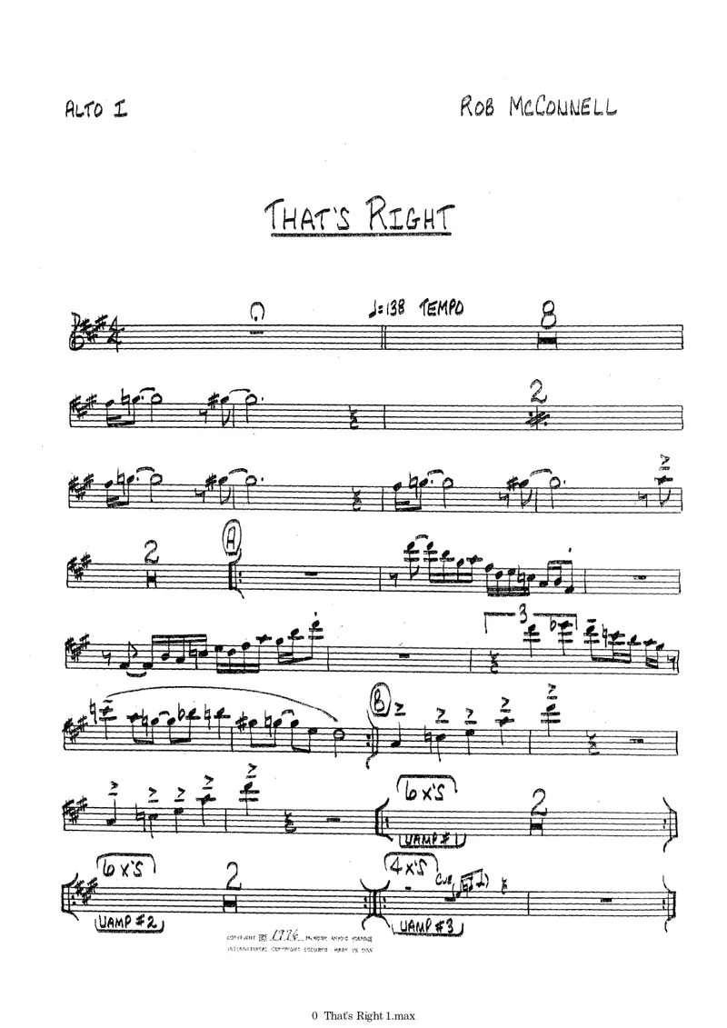 That's Right score preview