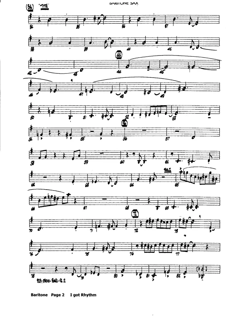 I Got Rhythm preview page 1