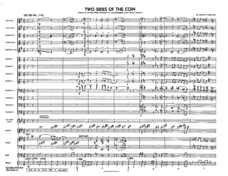 Two Sides Of The Coin score preview