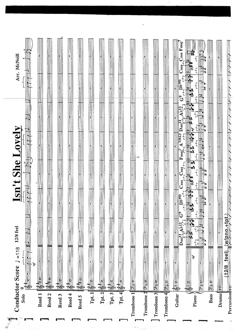 Isn't She Lovely (Chip McNeill score preview