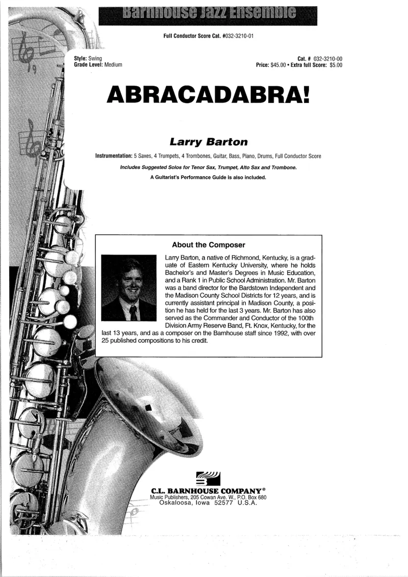 Abracadabra score preview