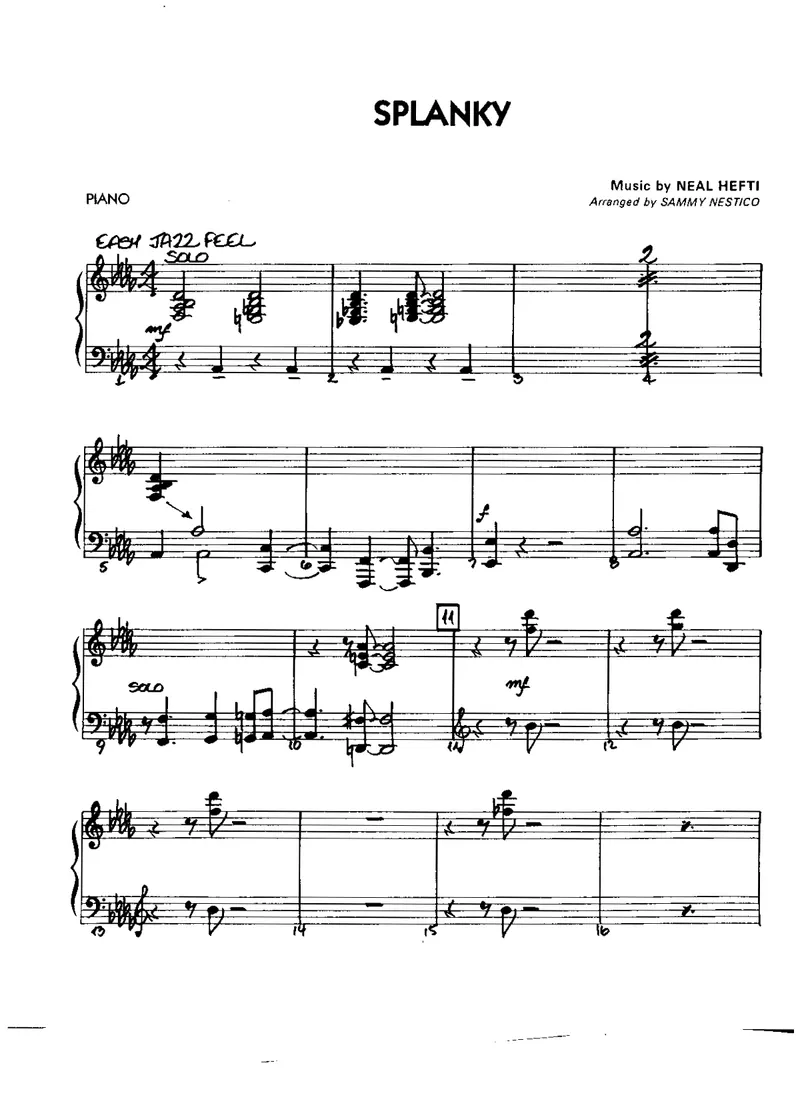 Splanky score preview