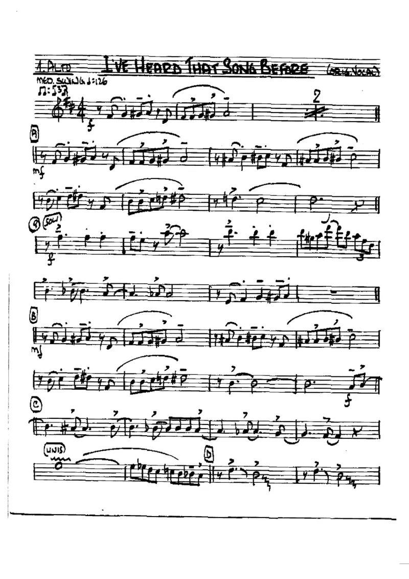 I've Heard That Song Before (Jule Styne) score preview