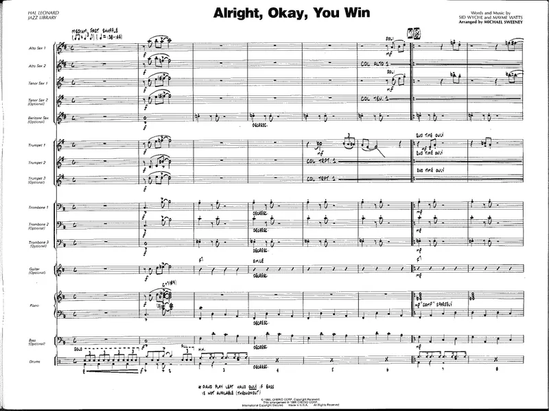 Jerry Nowak Band score preview