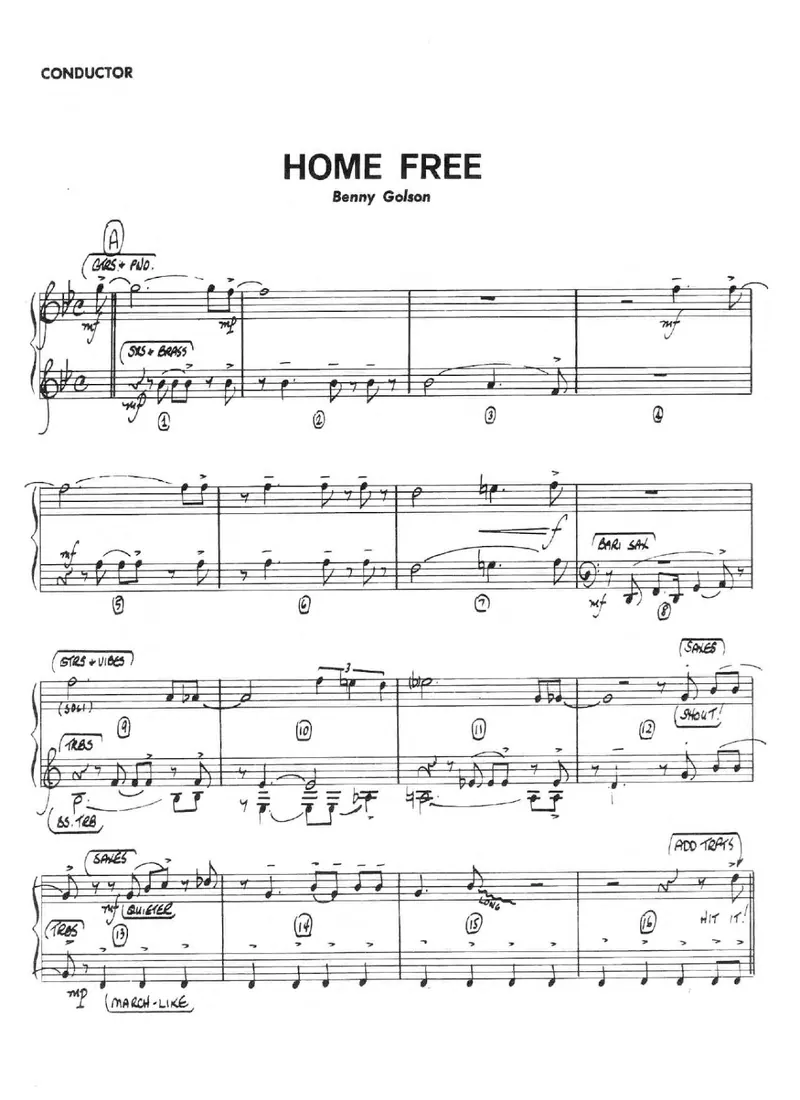 Home Free score preview