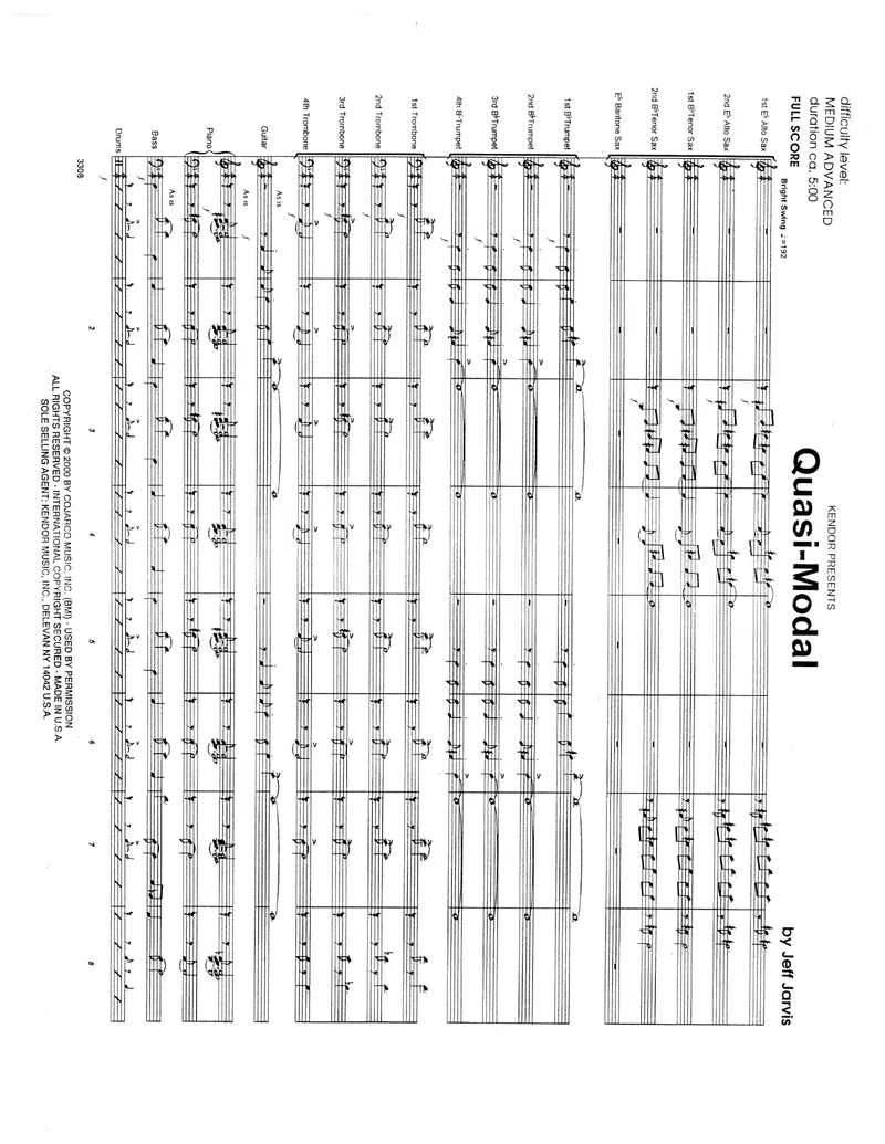 Quasi-Modal score preview