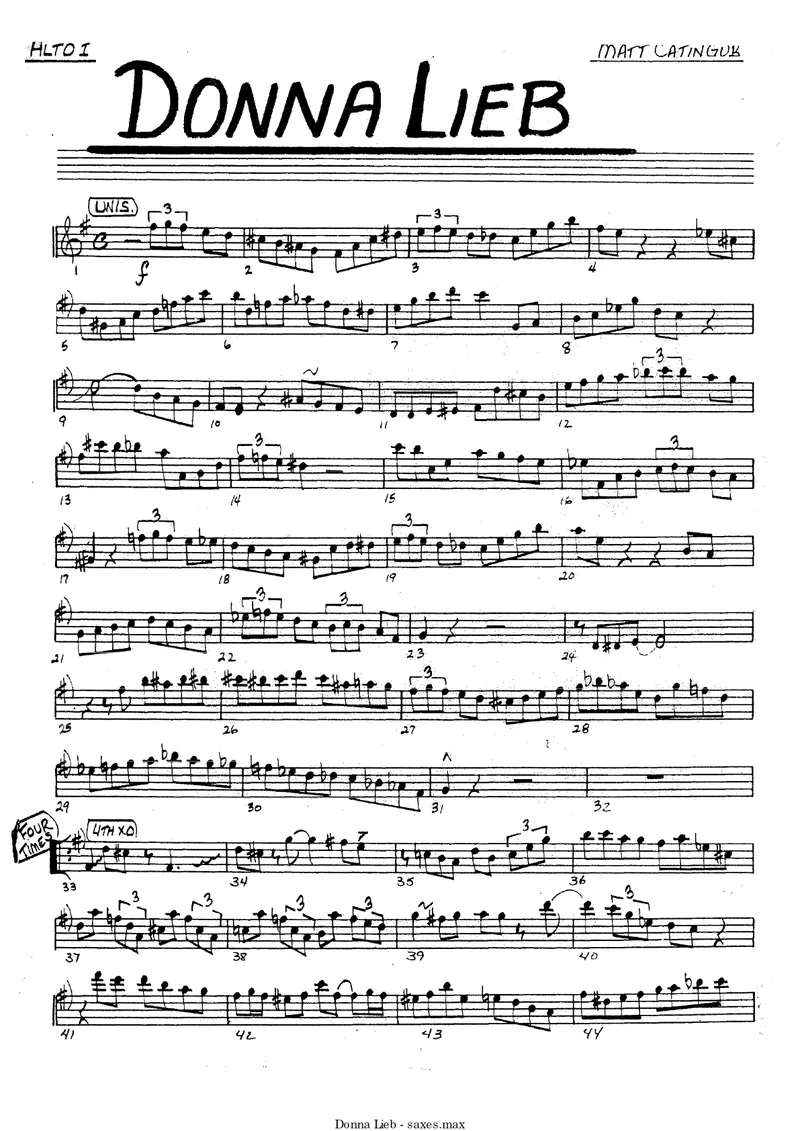 Donna Lieb score preview
