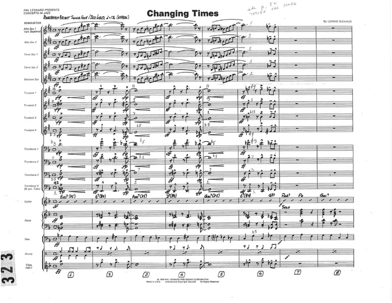 Changing Times score preview