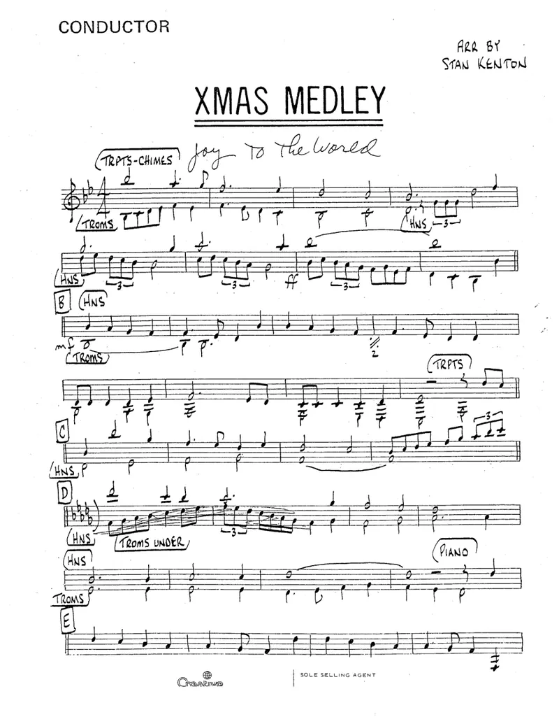 Christmas Medley score preview