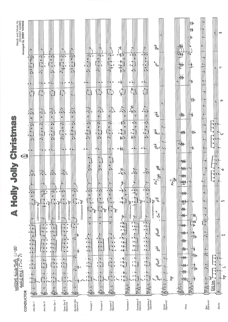 A Holly Jolly Christmas score preview
