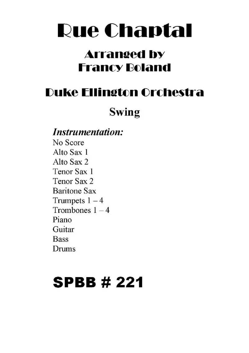 Tenor Mandess score preview