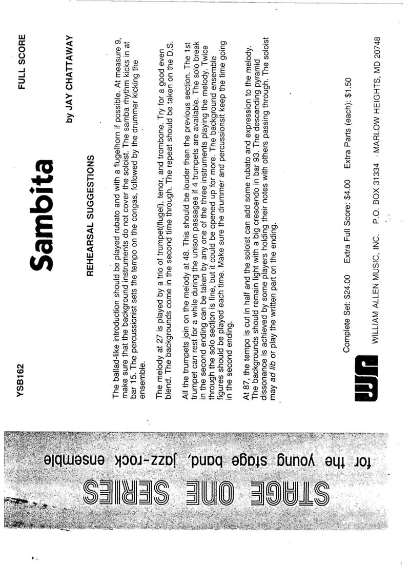 Sambita score preview