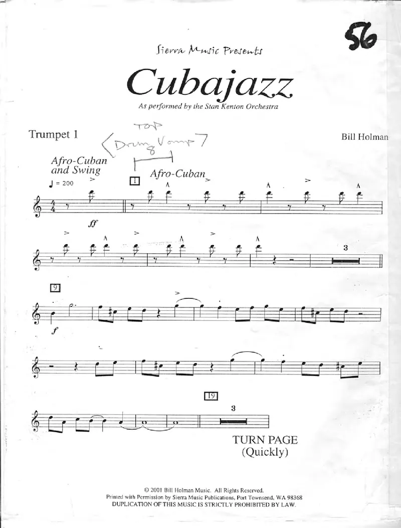 CubaJazz score preview