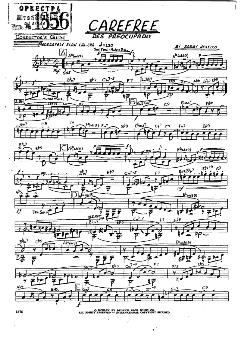 Carefree score preview