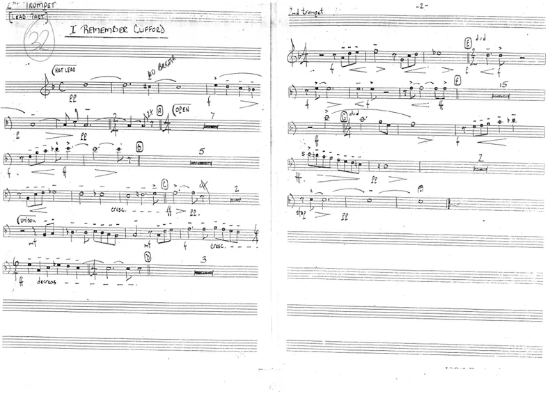 I Remember Clifford score preview
