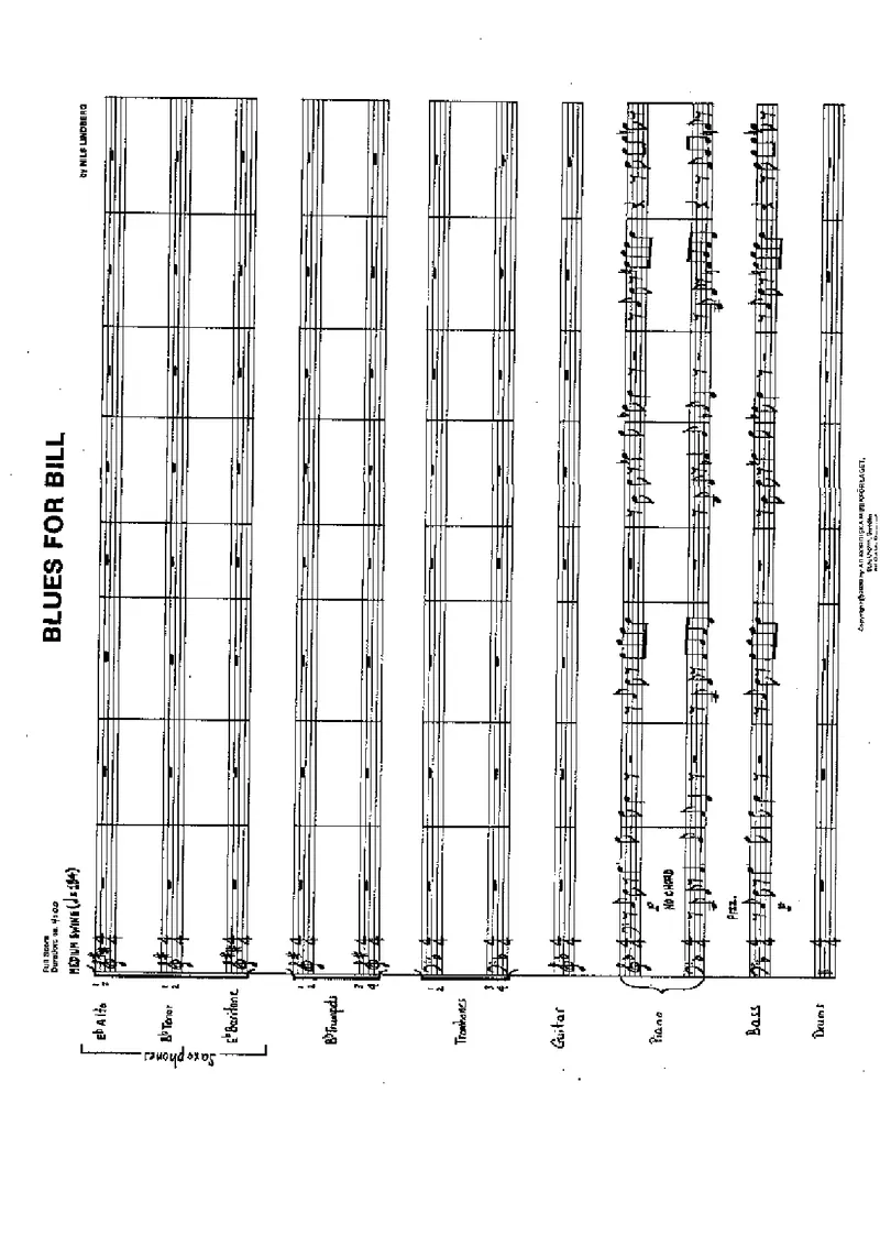 Blues For Bill preview page 1