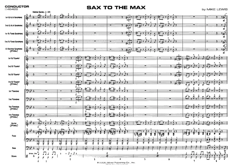 Sax To The Max score preview