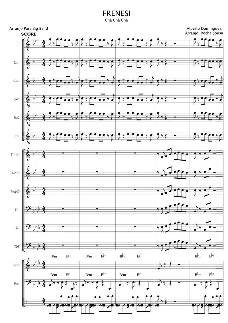 Frenesi score preview