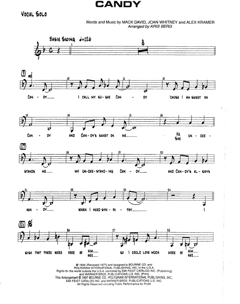 Candy score preview