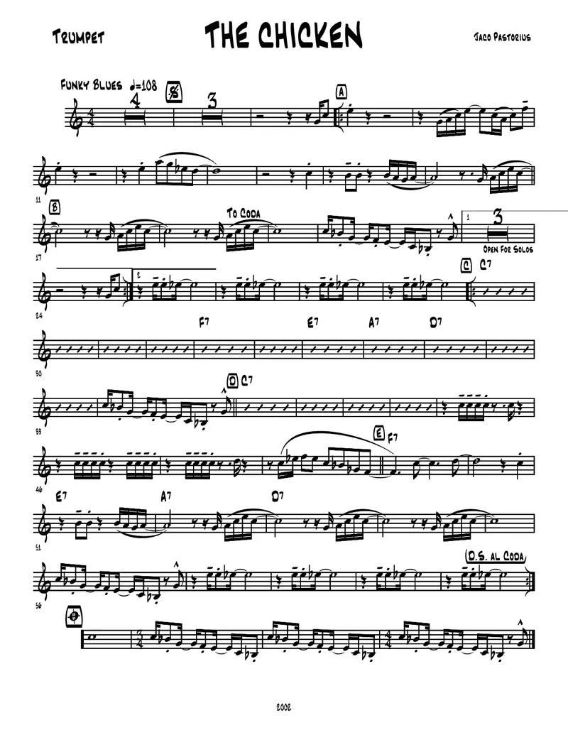 The Chicken score preview