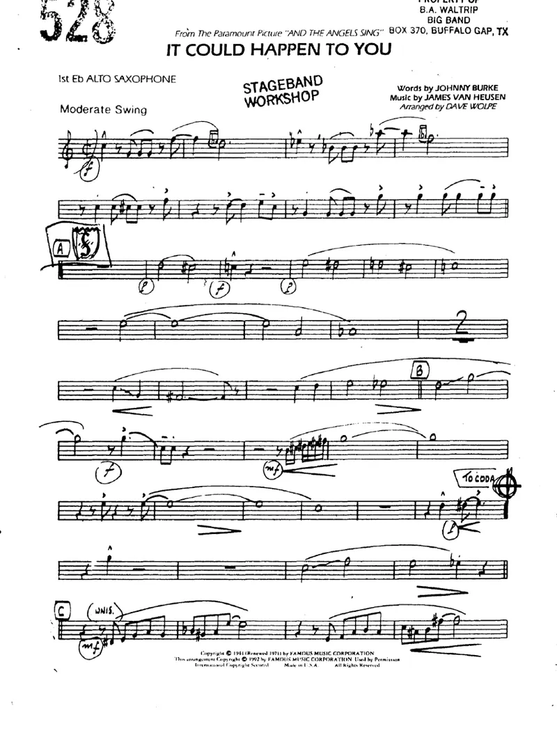 If Could Happen To You score preview