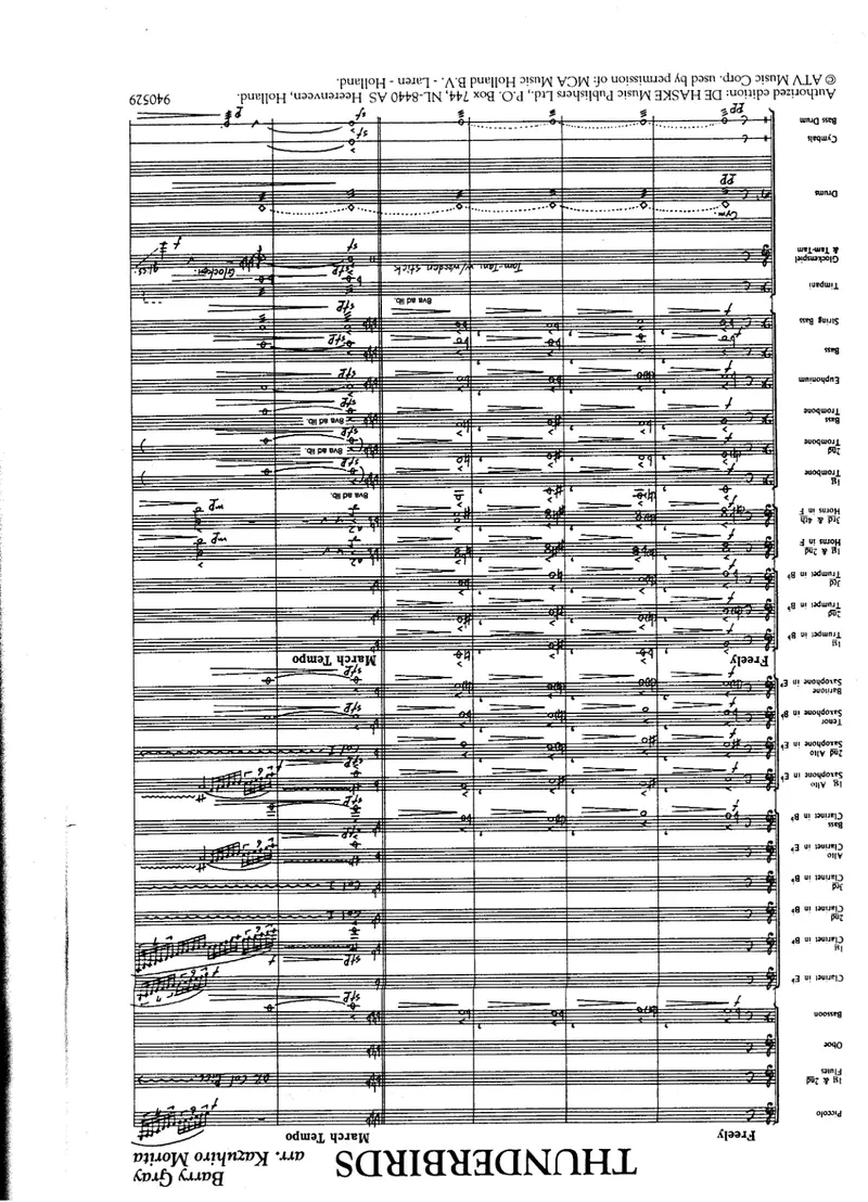 Thunderbirds score preview