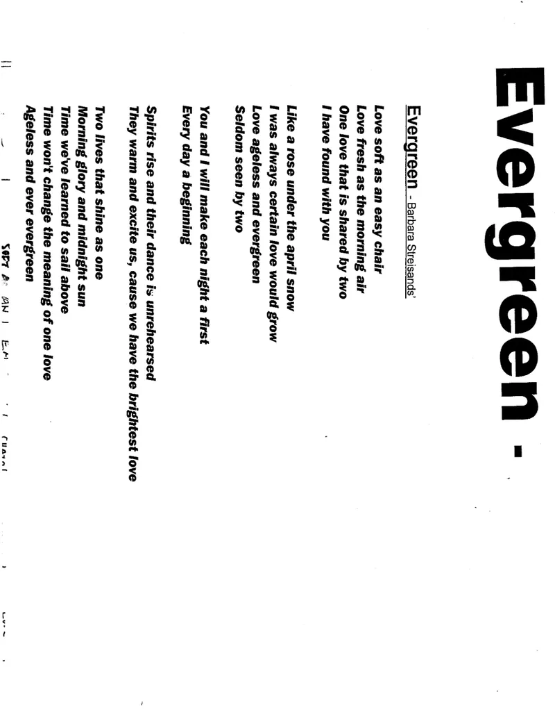 Evergreen preview page 1