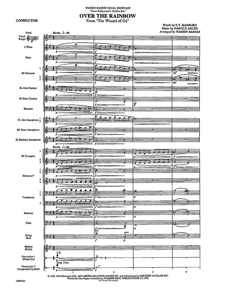 Over The Rainbow preview page 1