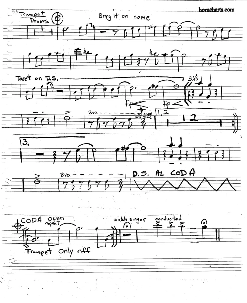 Bring it On Home-3 horns-Incomp score preview