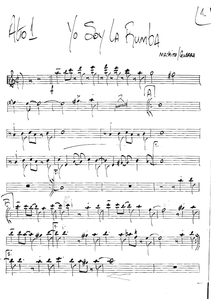 Yo Soy La Rumba score preview