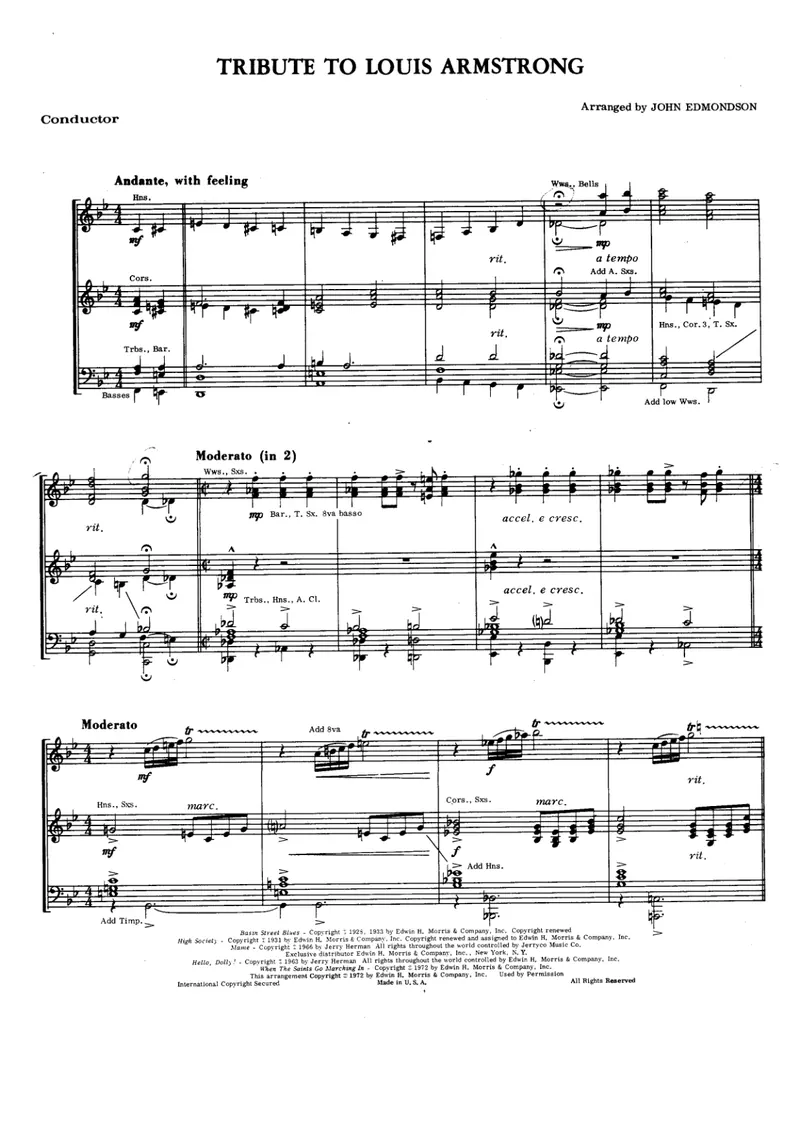 A Tribute To Louis Armstrong preview page 1