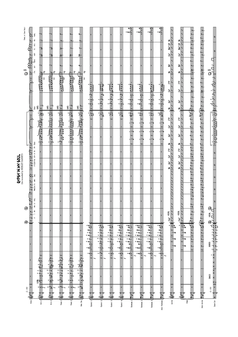 Gypsy In My Soul score preview
