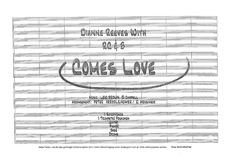 Comes Love preview page 1