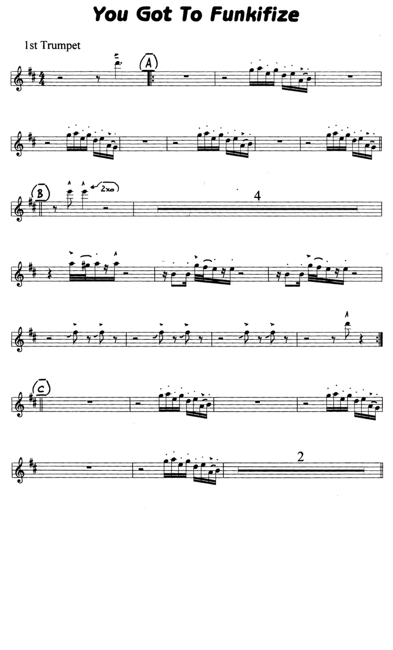 Youve Got To Funkifize score preview