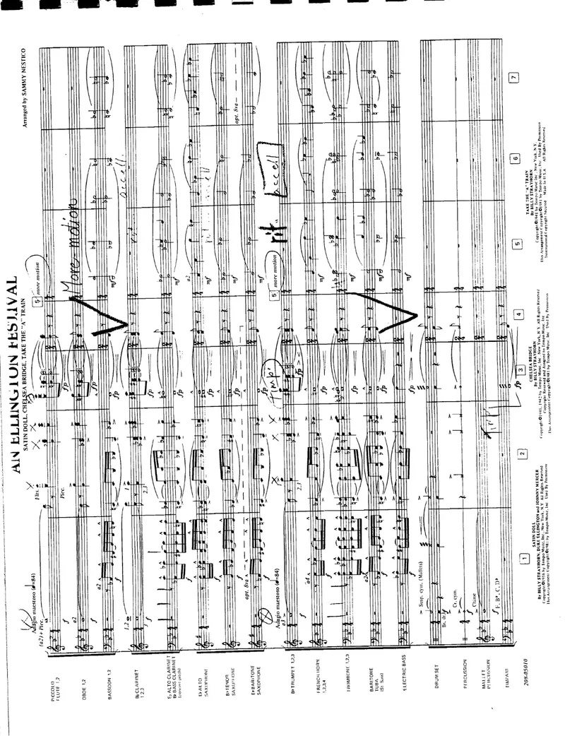 An Ellington Festival score preview