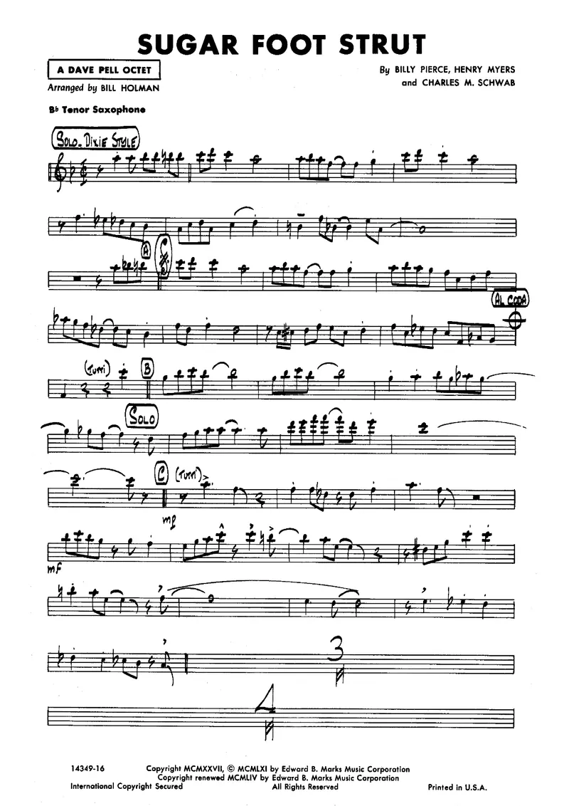 Sugar Foot Strut preview page 1