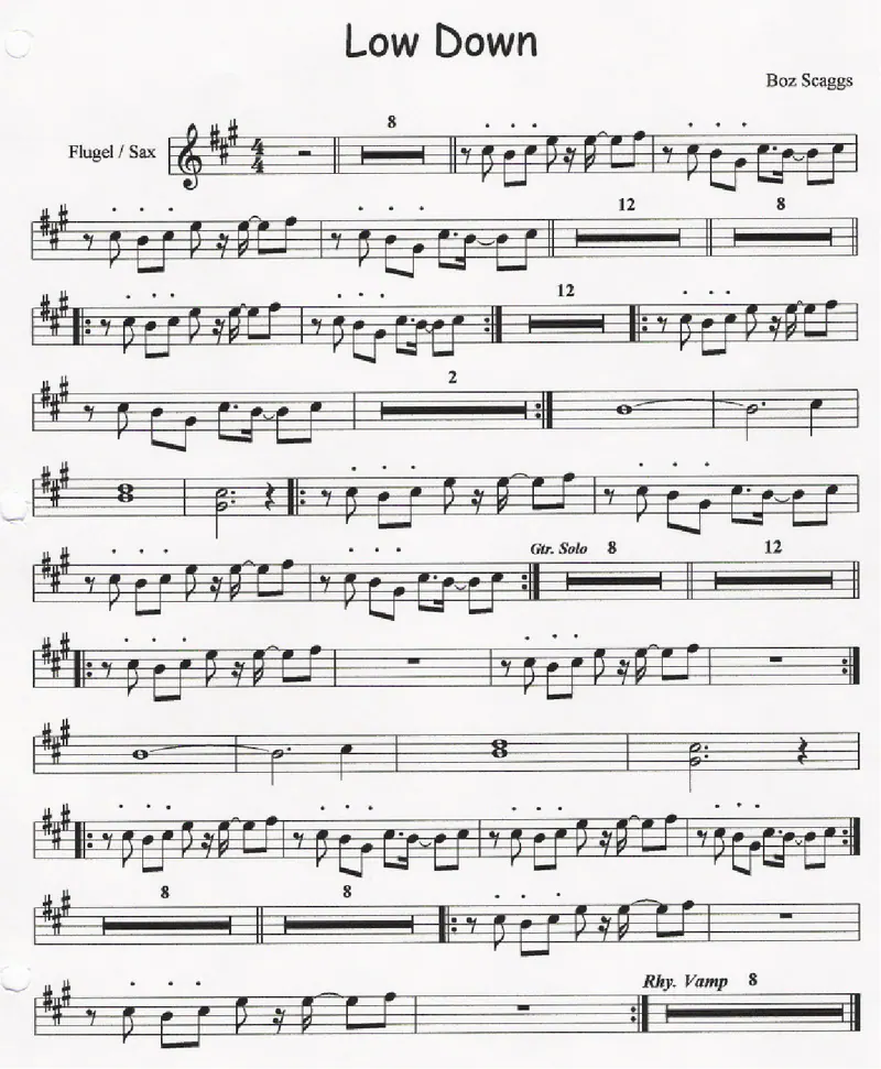 Low Down score preview