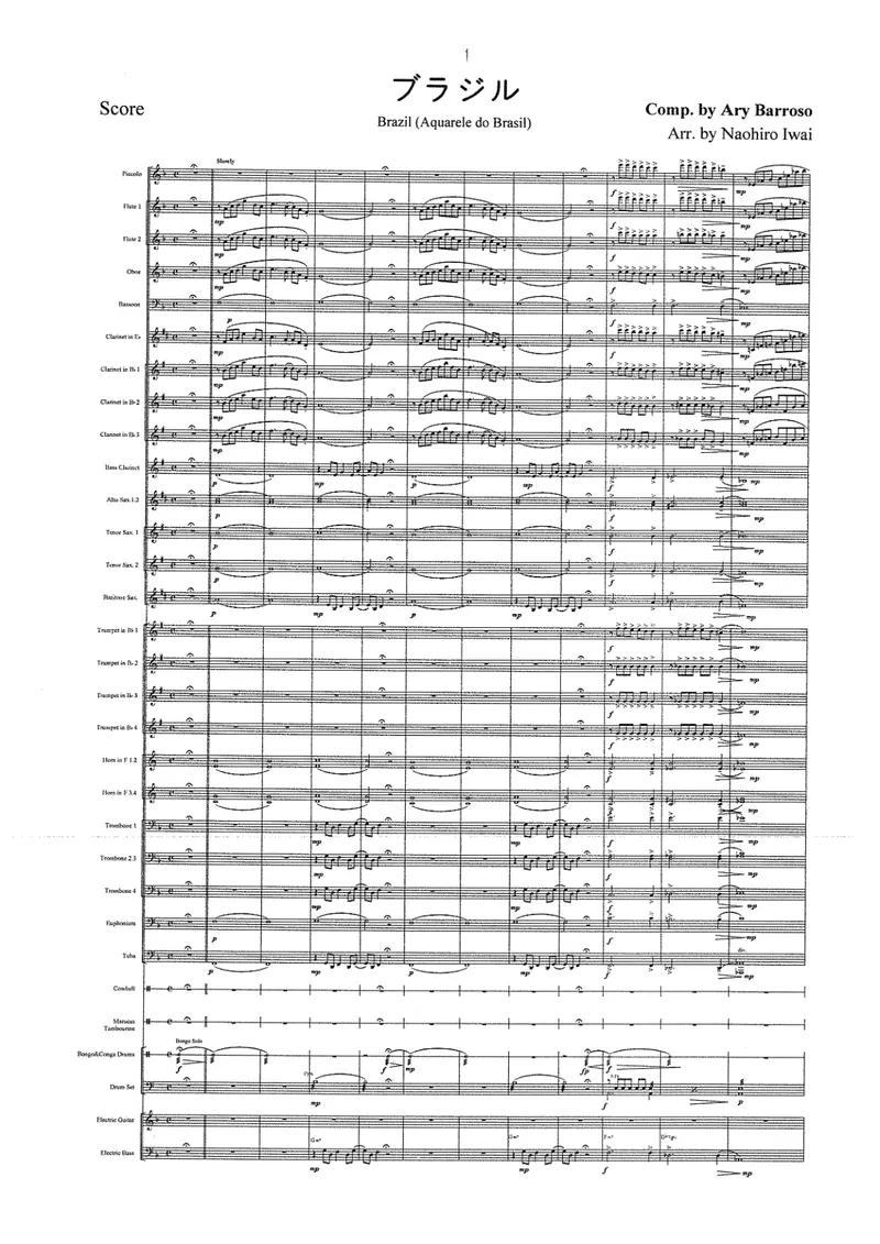 Brazil score preview