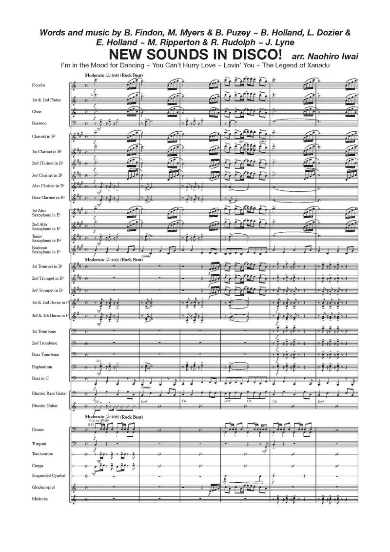 New Sound In Disco score preview