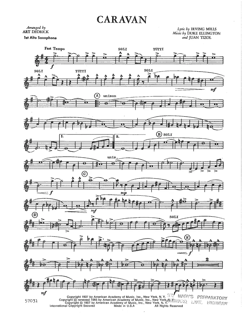 Caravan score preview