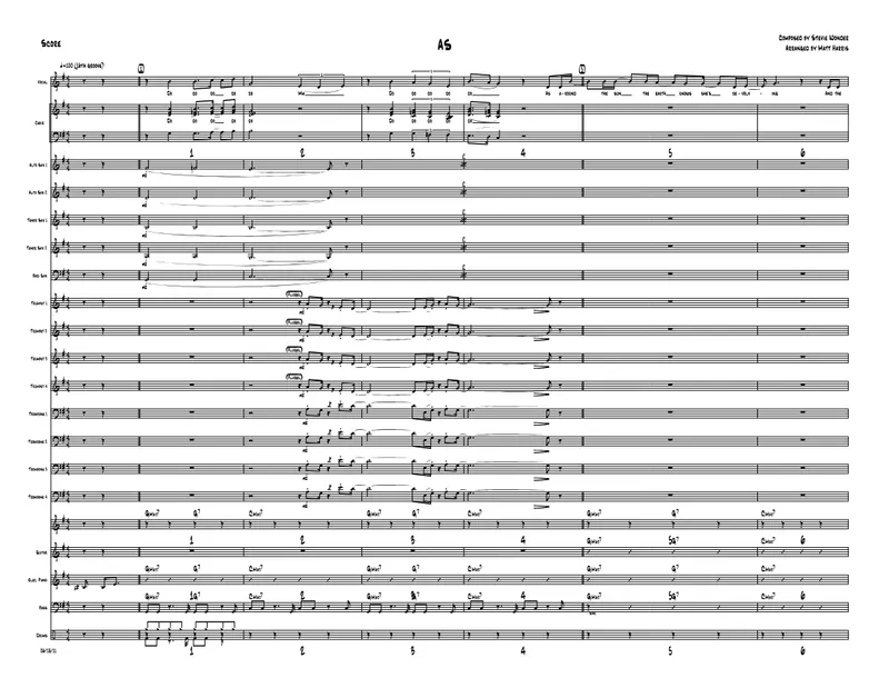 As score preview