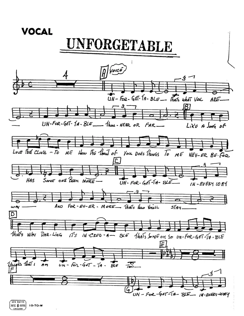 Unforgettable preview page 1