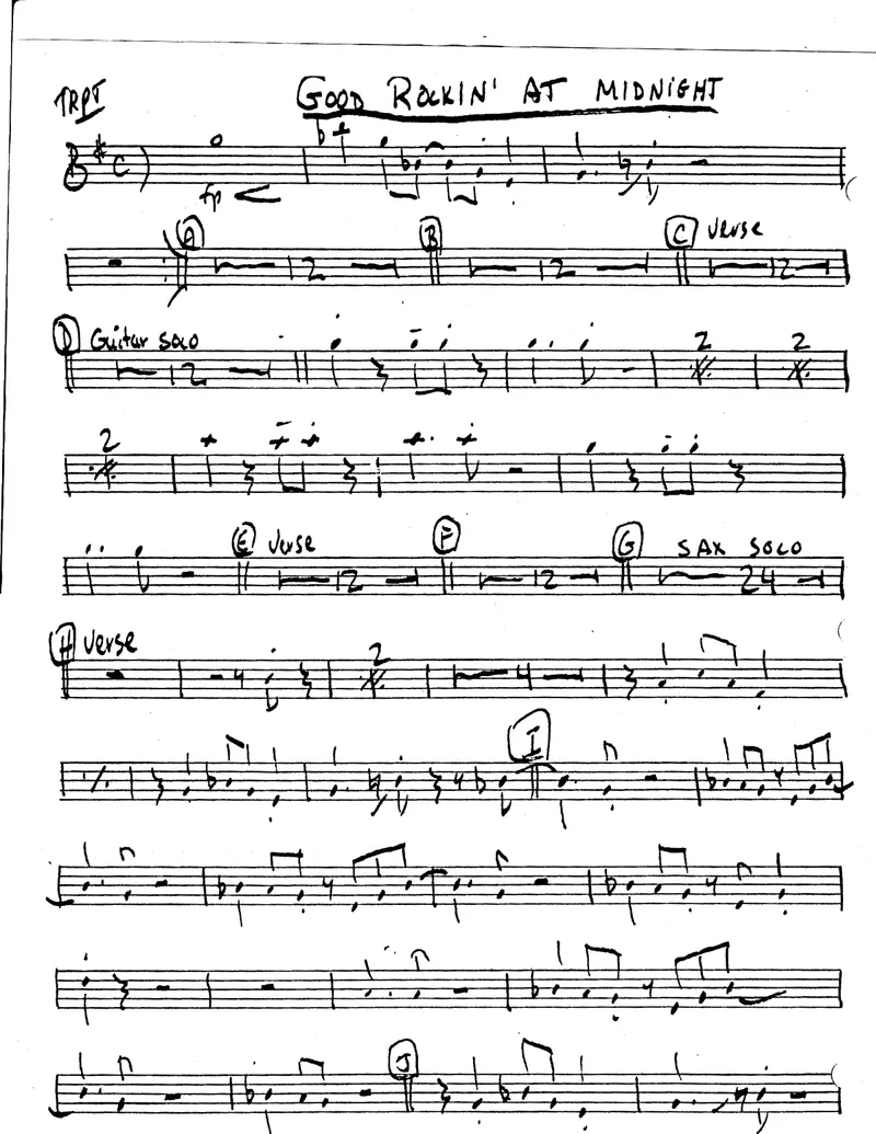 Good Rockin 3 Horn score preview