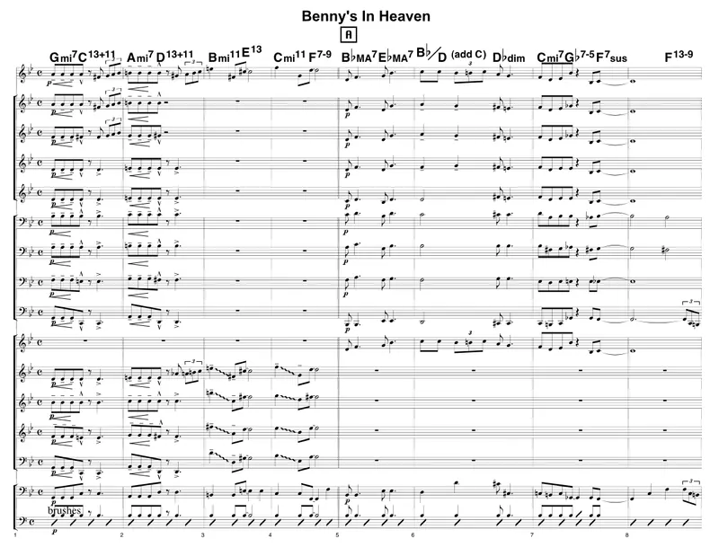 Benny's In Heaven score preview