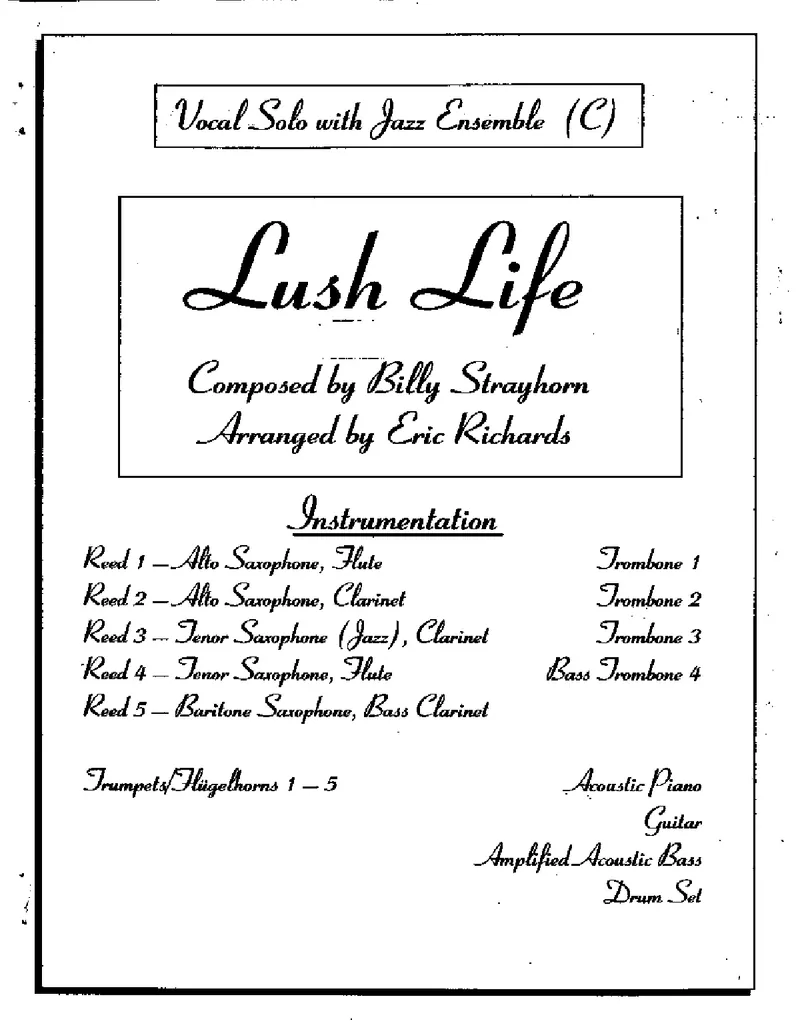 Lush Life score preview