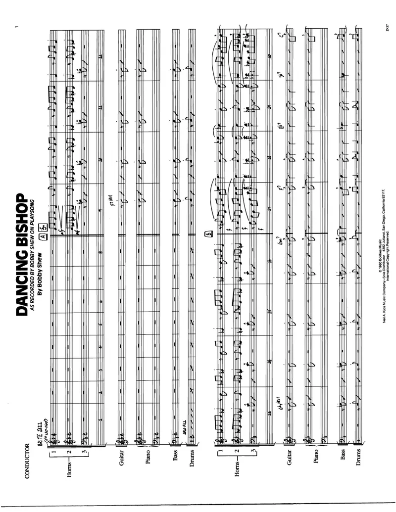 Dancing Bishop score preview