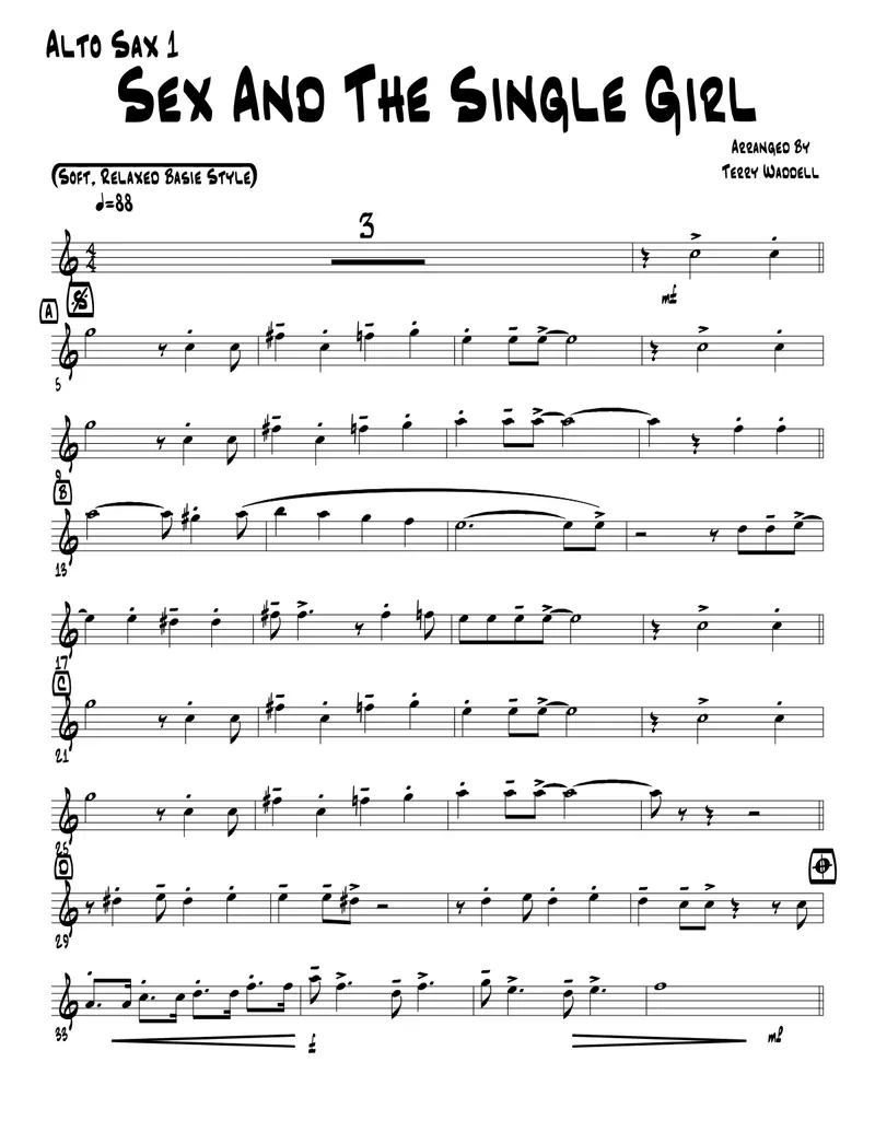 Sex And The Single Girl score preview