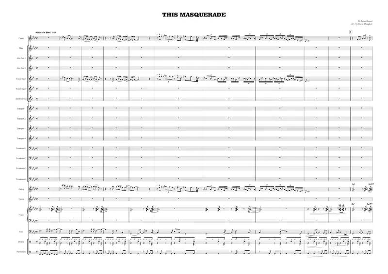 This Masquerade score preview