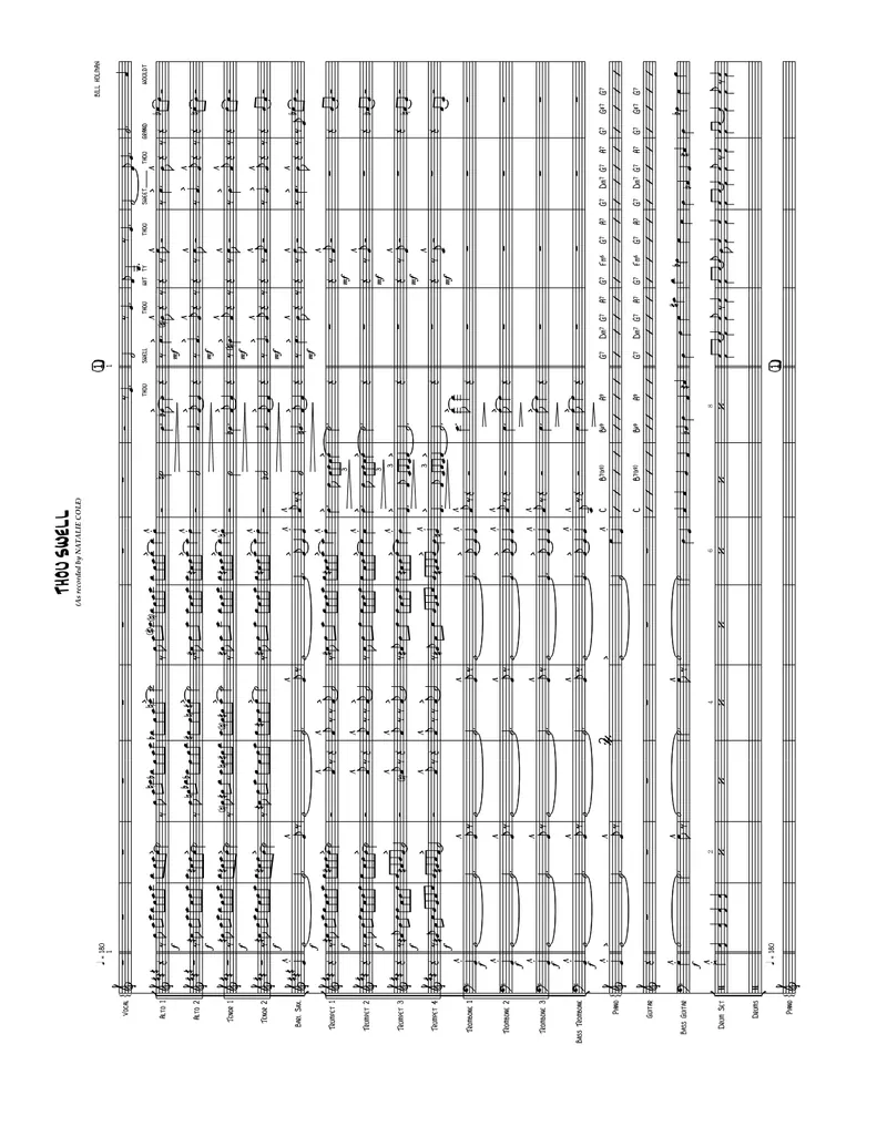 Thou Swell score preview
