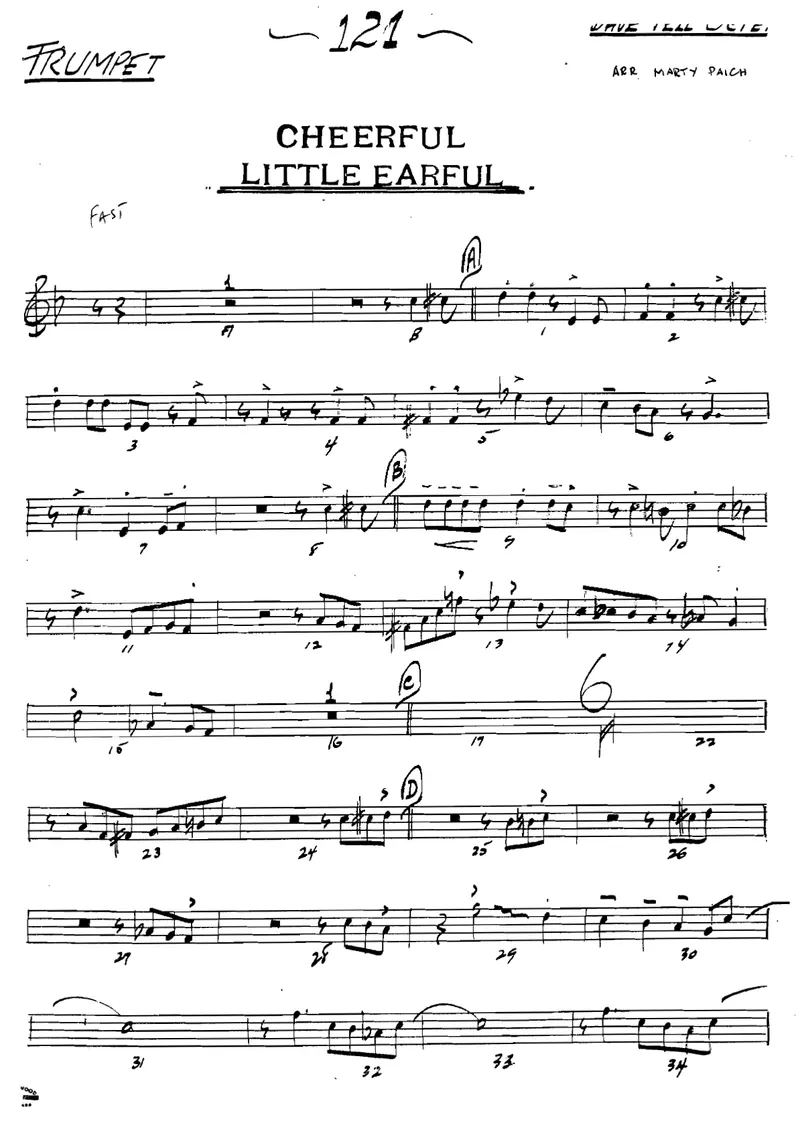 Cheerful Little Earful score preview